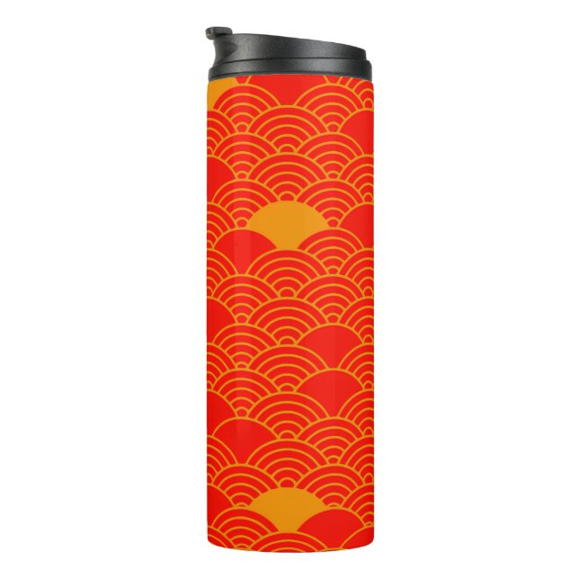 Japanese Art Pattern Tumbler  (Rotated Right)