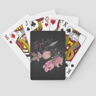 Japanese Art Reimagined: Personalised Watercolor Playing Cards