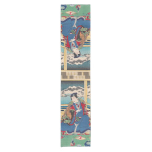 Japanese Art table runner