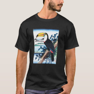 Japanese Art Toucan Kyosai Vintage Japan Artwork T-Shirt