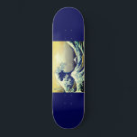 Japanese artwork painting wave skateboard<br><div class="desc">Japanese artwork painting wave, skateboard.</div>
