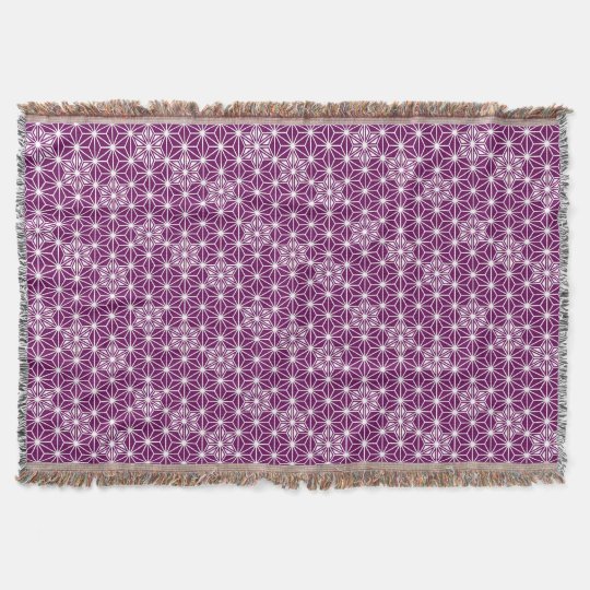 Japanese Asanoha Pattern Eggplant Purple Throw Blanket Zazzlecouk Extraordinary Eggplant Throw Blanket Japanese Asanoha Pattern Eggplant Purple Throw Blanket Zazzlecouk Extraordinary Eggplant Throw Blanket