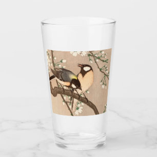 Japanese Asian Bird Chickadee Songbird Glass