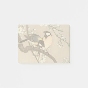 Japanese Asian Bird Chickadee Songbird Post-it Notes