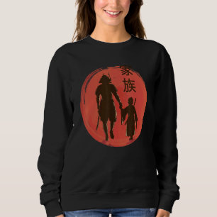 Japanese Asian Samurai Best Dad Father Little Warr Sweatshirt