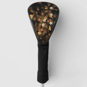 Japanese Autumn Flowers & Tree Golf Head Cover