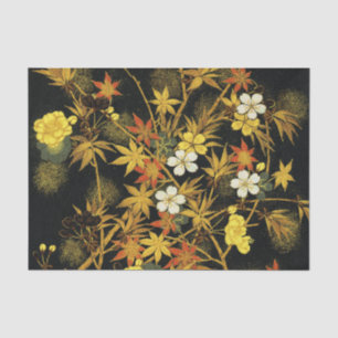 Japanese Autumn Leaves Antique Botanical Tissue Paper