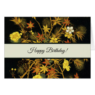 Japanese Autumn Leaves Antique Rich Classic Art