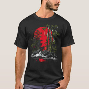 Japanese Bamboo Japanese Art Graphic Tees for Men