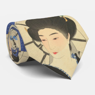 Japanese Beauty At the Bathouse Tie
