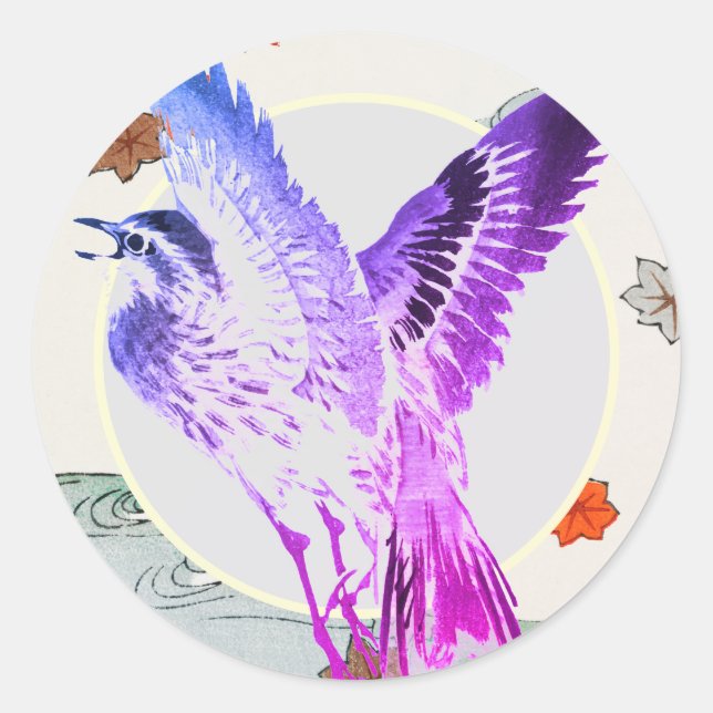 JAPANESE BIRD  Sticker (Front)
