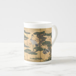 Japanese Birds and Flowers of the Four Seasons Bone China Mug