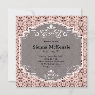 Japanese Birthday theme Invitation