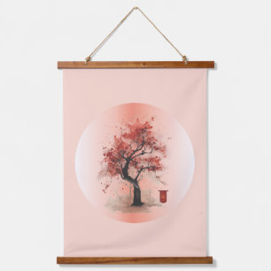 Japanese Blossom Hanging Tapestry