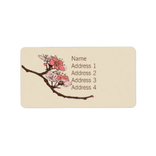 Japanese Blossom Label