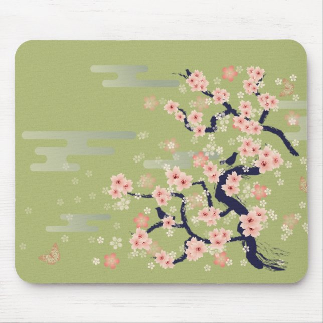 JAPANESE Blossom Mouse Mat (Front)