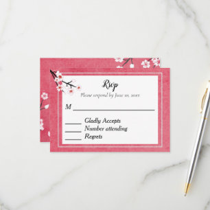 Japanese Blossom RSVP