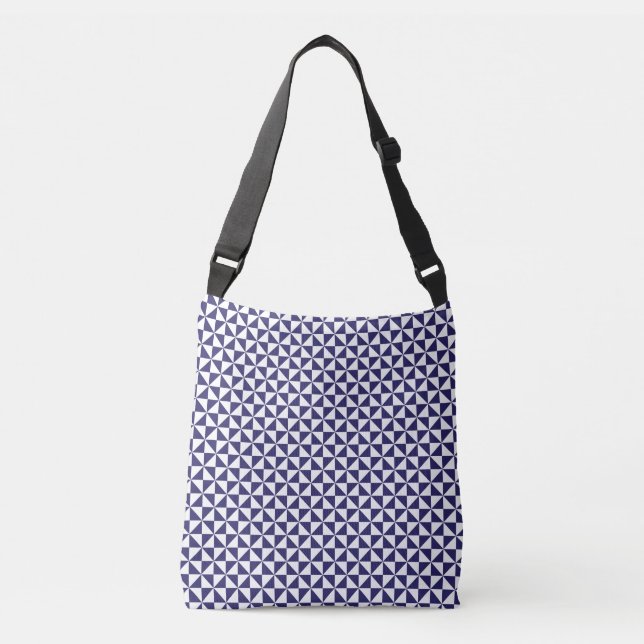 Japanese Blue Crossbody Bag (Front)