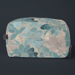 Japanese blue flower artwork  dopp kit<br><div class="desc">Japanese blue flower artwork</div>