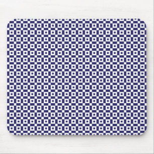 Japanese Blue Mouse Pad