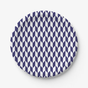 Japanese Blue Paper Plate