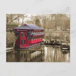 Japanese boat postcard
