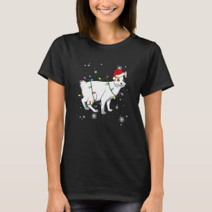Japanese Bobtail Cat Christmas Lights Christmas Ca T-Shirt