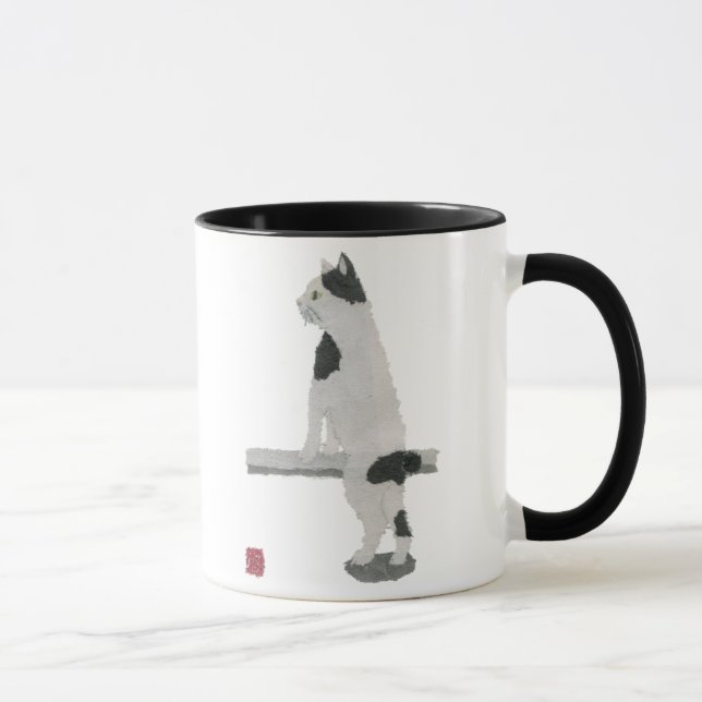 Japanese Bobtail Cat Mug (Right)