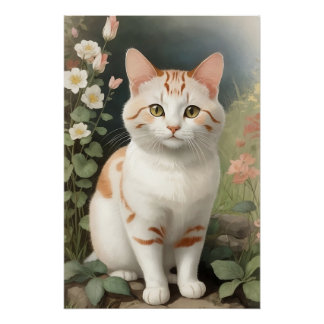 Japanese Bobtail Cat  Poster