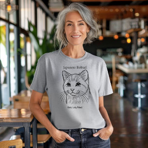 Japanese Bobtail Portrait T-Shirt