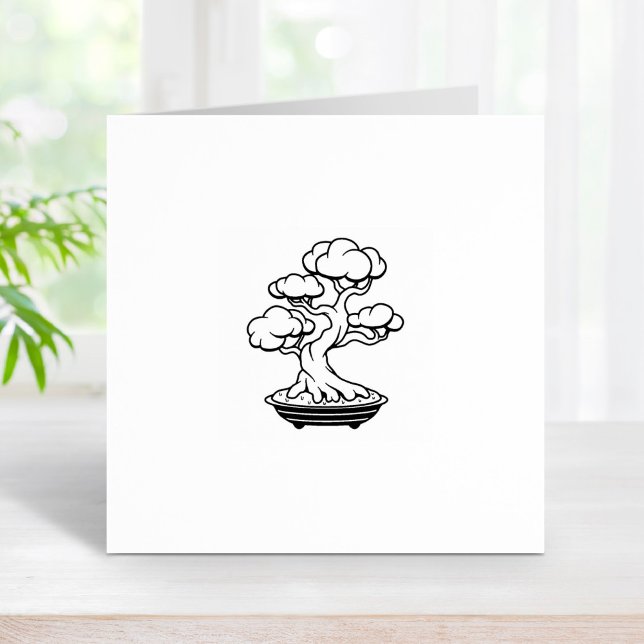 Japanese Bonsai Tree in a Tray 2 Rubber Stamp (Creator Uploaded)