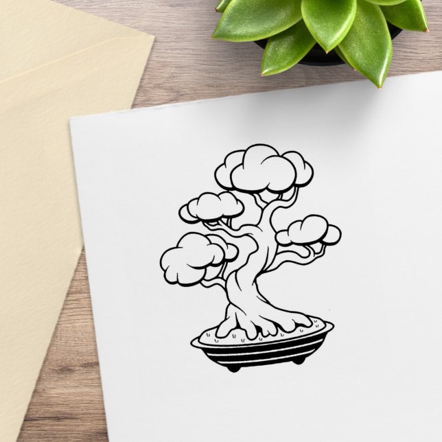 Japanese Bonsai Tree in a Tray Rubber Stamp (Creator Uploaded)