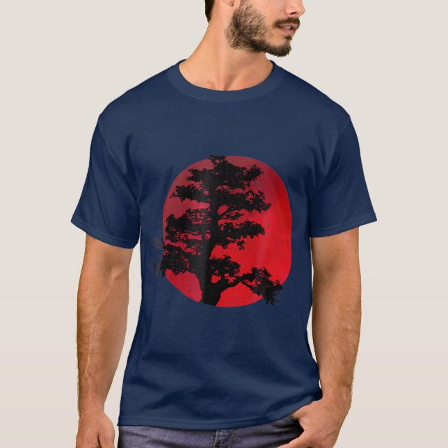 Japanese Bonsai Tree  Japanese Tradition Graphic T-Shirt (Front)