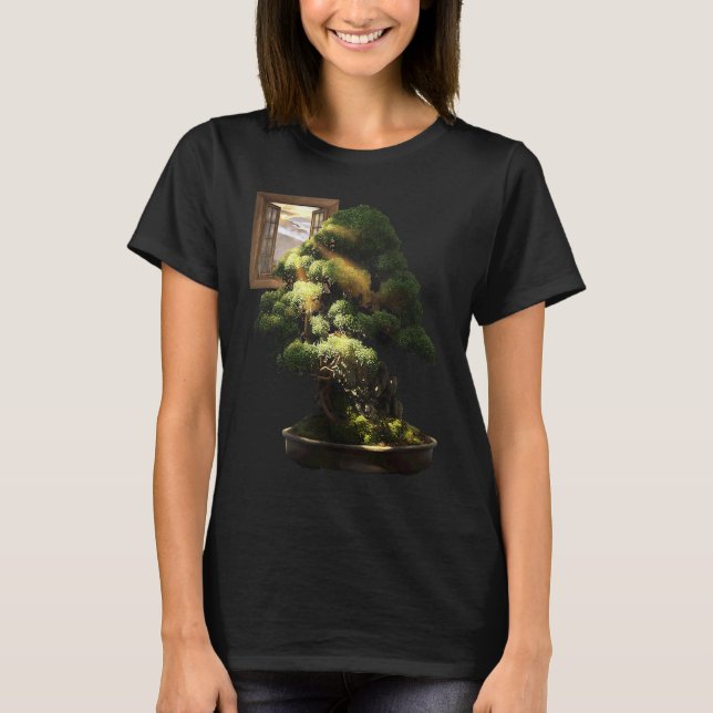 Japanese Bonsai Tree T-Shirt (Front)