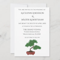 Japanese Bonsai Tree Wedding