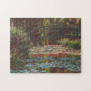 Japanese Bridge and Water Lilies ~ Claude Monet Jigsaw Puzzle