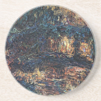 Japanese Bridge by Claude Monet, Vintage Fine Art Coaster
