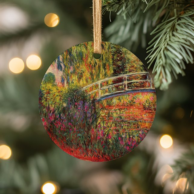 Japanese Bridge | Claude Monet Ceramic Tree Decoration (Creator Uploaded)
