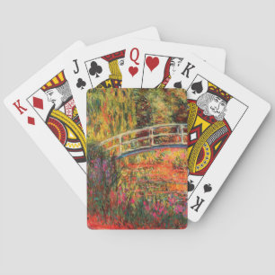 Japanese Bridge   Claude Monet Playing Cards