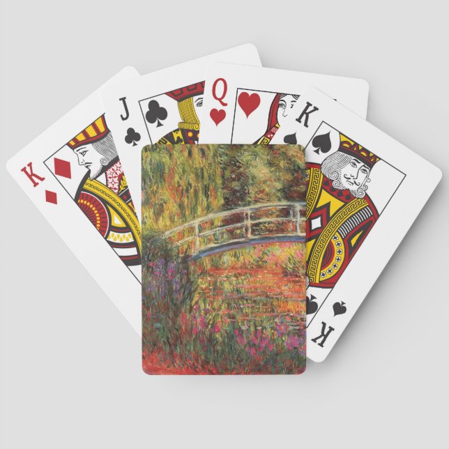 Japanese Bridge | Claude Monet Playing Cards (Back)