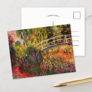 Japanese Bridge Claude Monet Postcard
