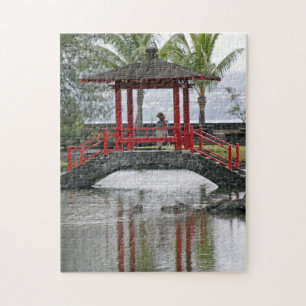 Japanese Bridge in Hilo, Hawaii Jigsaw Puzzle