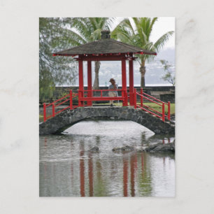 Japanese Bridge in Hilo, Hawaii Postcard