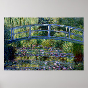 Japanese Bridge - Pont Japonais - by Claude Monet Poster