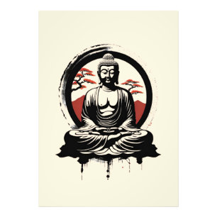 Japanese Buddha Zen Photo Print