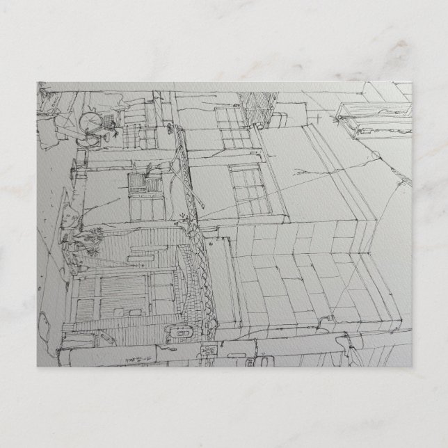 Japanese Building Postcards (Front)