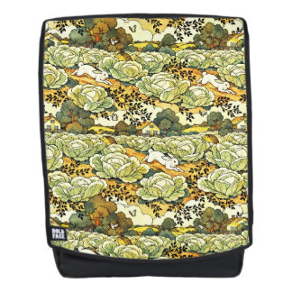 Japanese Bunnies in a Cabbage Garden Backpack