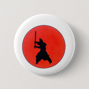 Japanese Bushido 6 Cm Round Badge