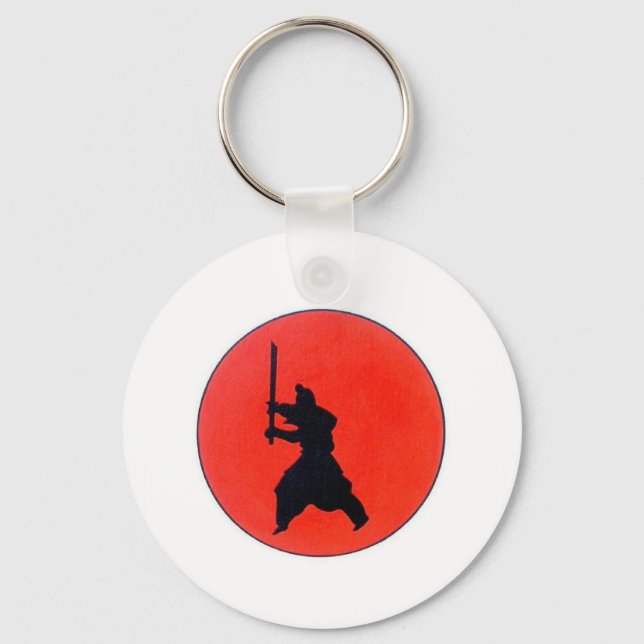 Japanese Bushido Way Of The Warrior Key Ring gift  (Front)