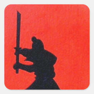 Japanese Bushido Way Of The Warrior Square Sticker